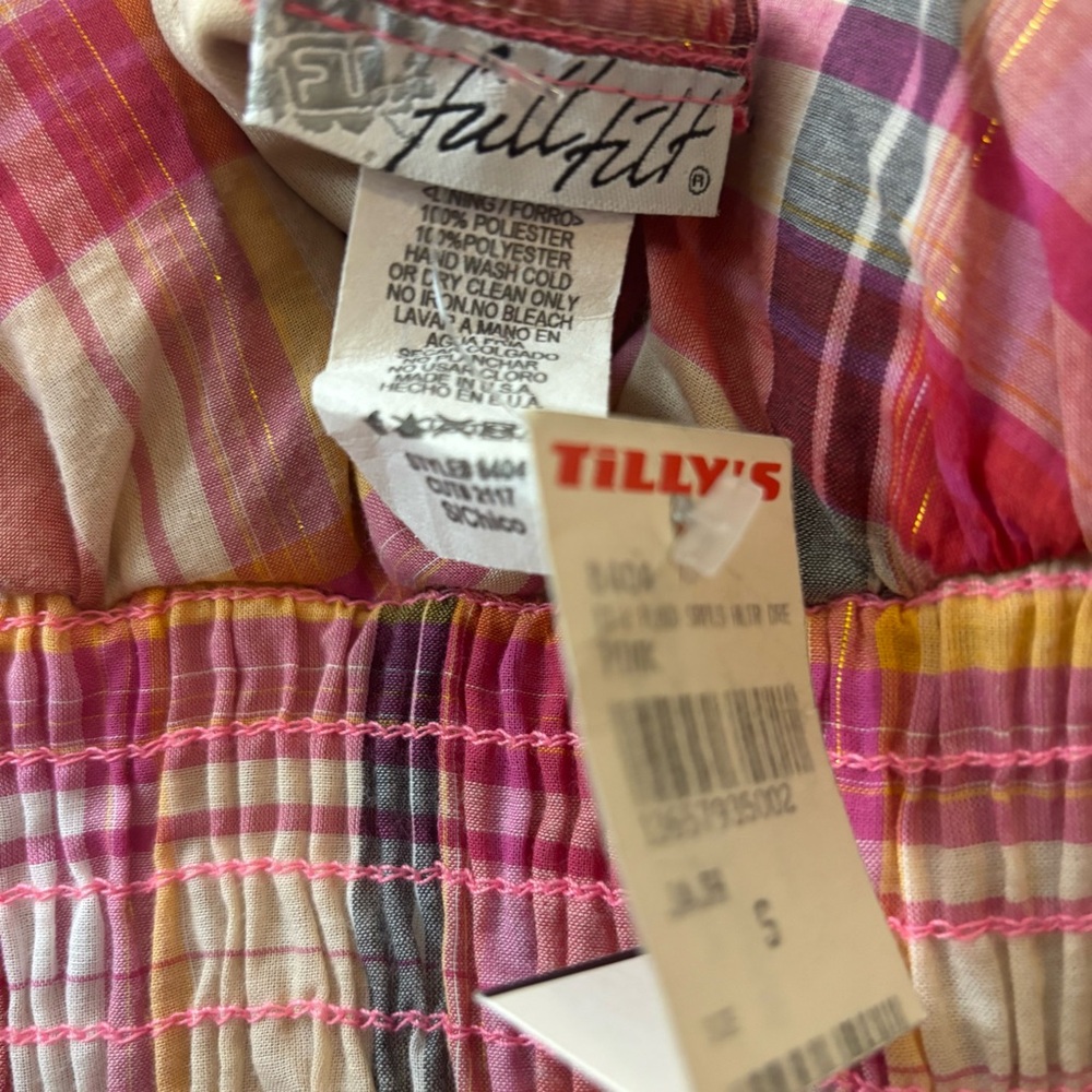 Tilly's Red Plaid Dress, Halter Straps, Mini Dress - Picture 10 of 12